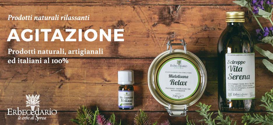 Vendita online prodotti calmanti e rilassanti naturali per stress, ansia, agitazione erboristeria Erbecedario