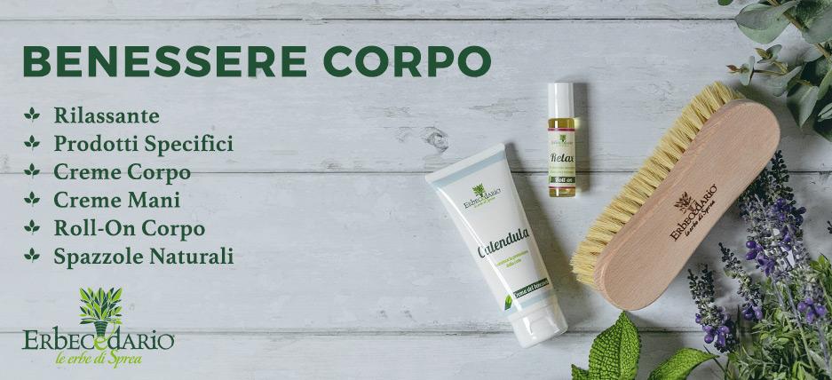 Prodotti naturali benessere corpo Erbecedario