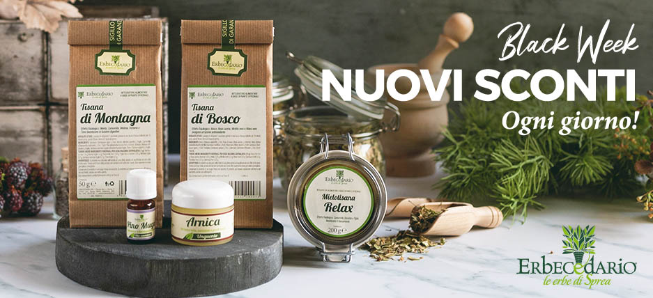 Black Week Erbecedario Sconti Prodotti Naturali