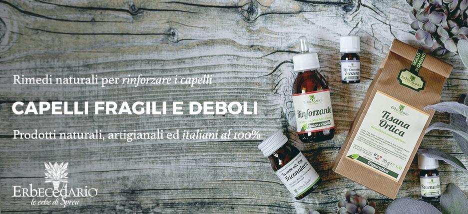 Prodotti e rimedi naturali perdita capelli erboristeria Erbecedario