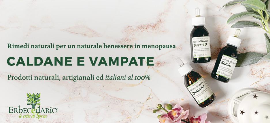 Vendita online rimedi naturali e prodotti per vampate calore caldane sudorazione in menopausa