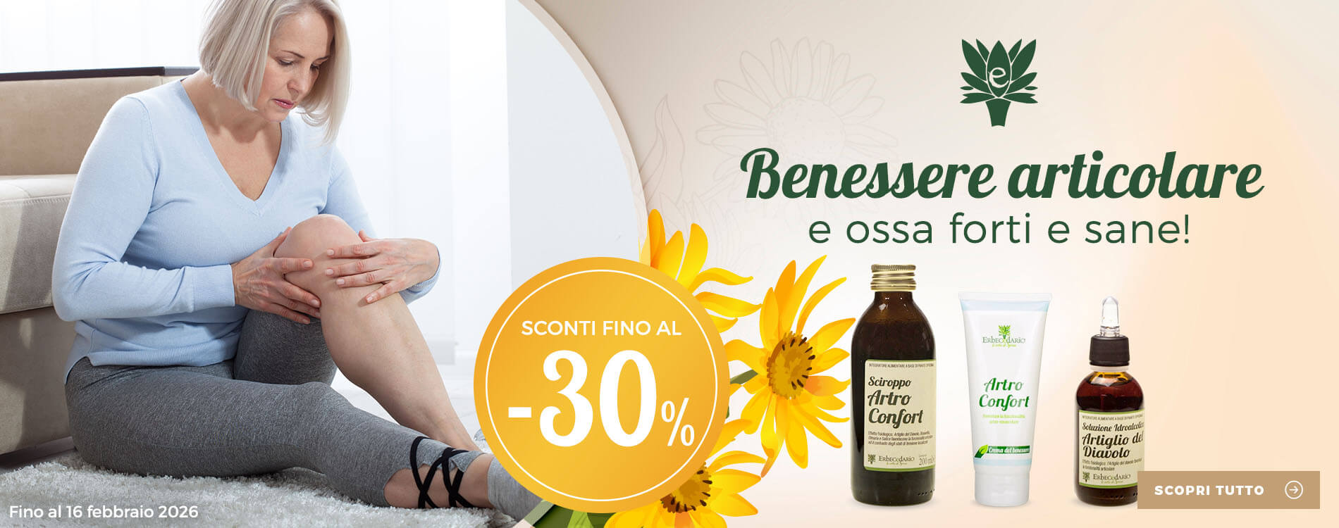 Erboristeria Erbecedario prodotti e rimedi naturali per ossa, muscoli, articolazioni