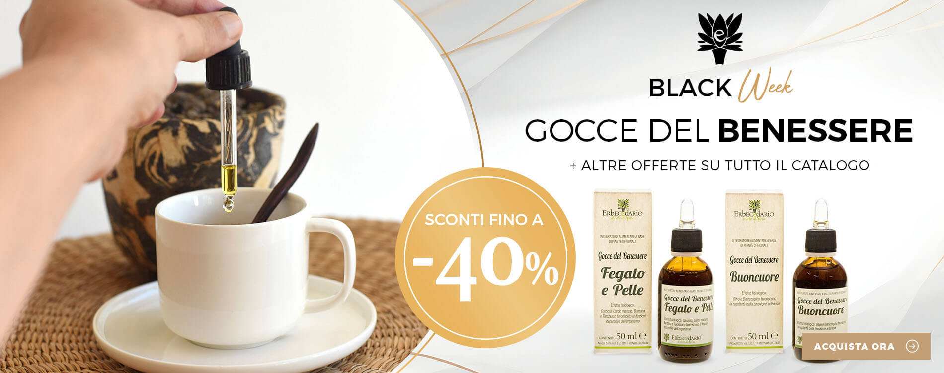 Gocce del Benessere Erbecedario, Rimedi Naturali Salute Benessere