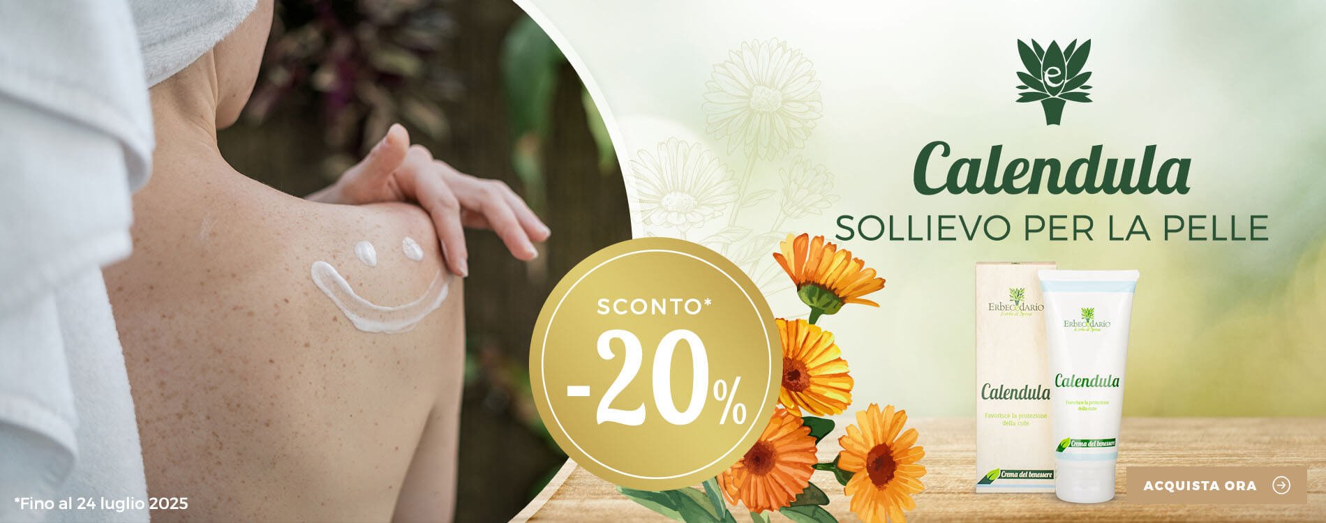 Prodotti e rimedi naturali Calendula officinale Erboristeria Erbecedario