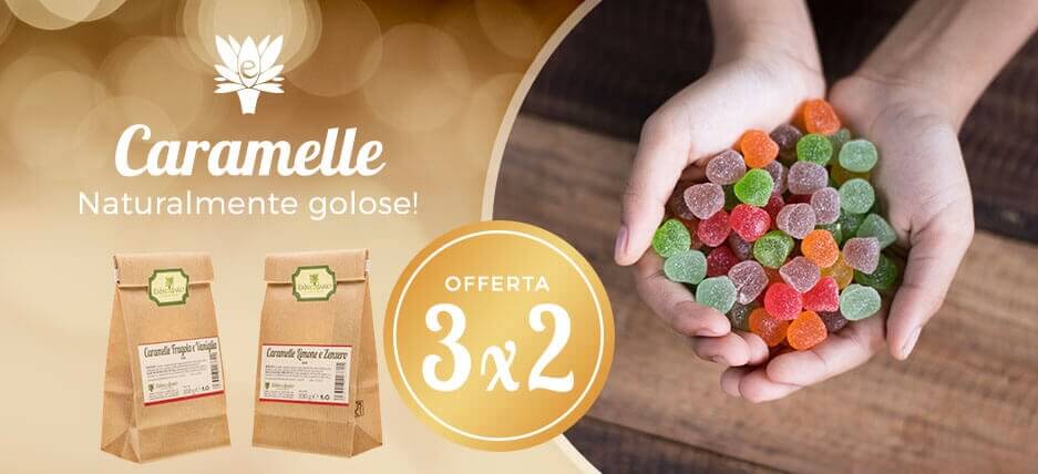 Vendita online caramelle naturali artigianali alle erbe erboristeria Erbecedario