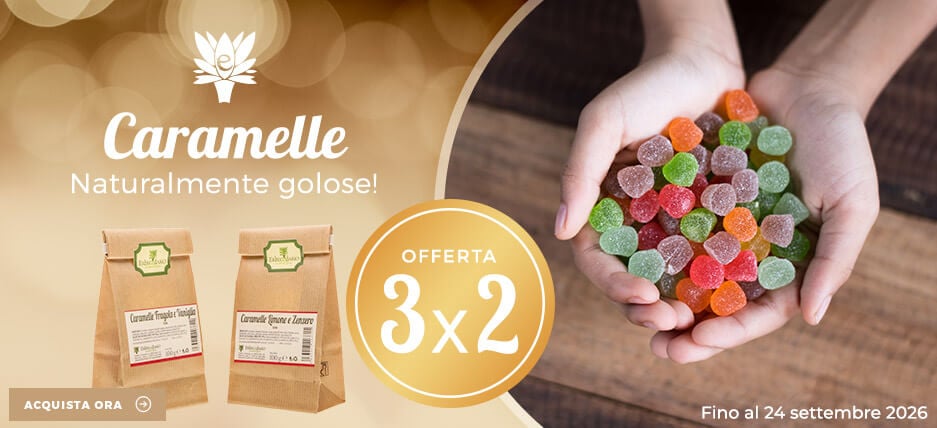 Vendita online caramelle naturali artigianali alle erbe erboristeria Erbecedario