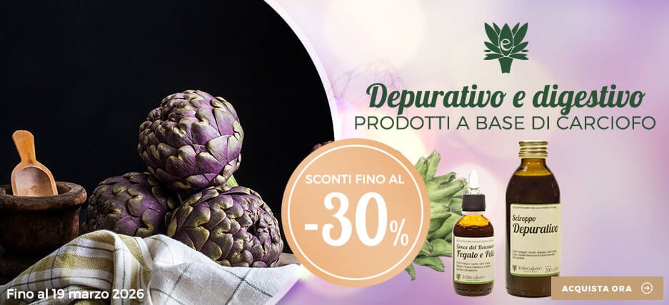 Vendita online prodotti naturali con Carciofo erboristeria Erbecedario