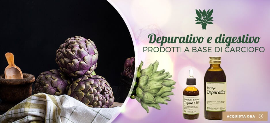 Vendita online prodotti naturali con Carciofo erboristeria Erbecedario