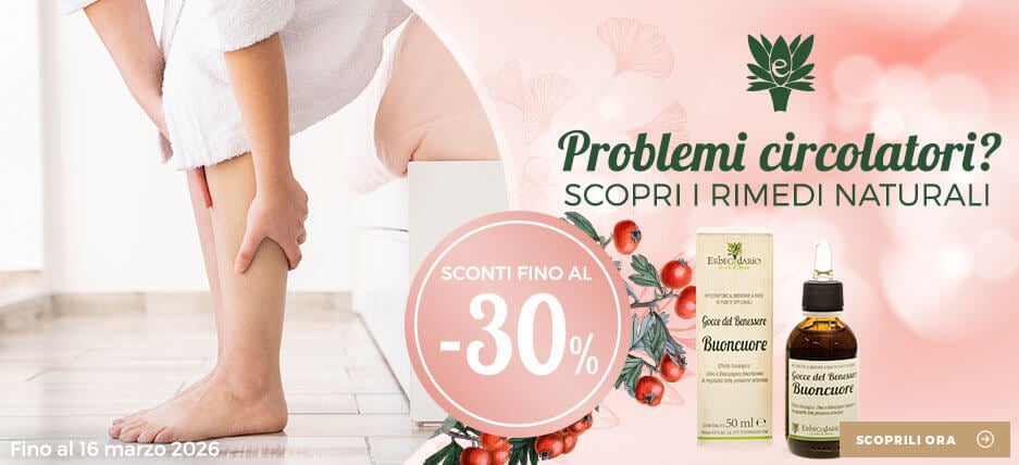 Vendita online prodotti e rimedi naturali circolazione sanguigna erboristeria Erbecedario