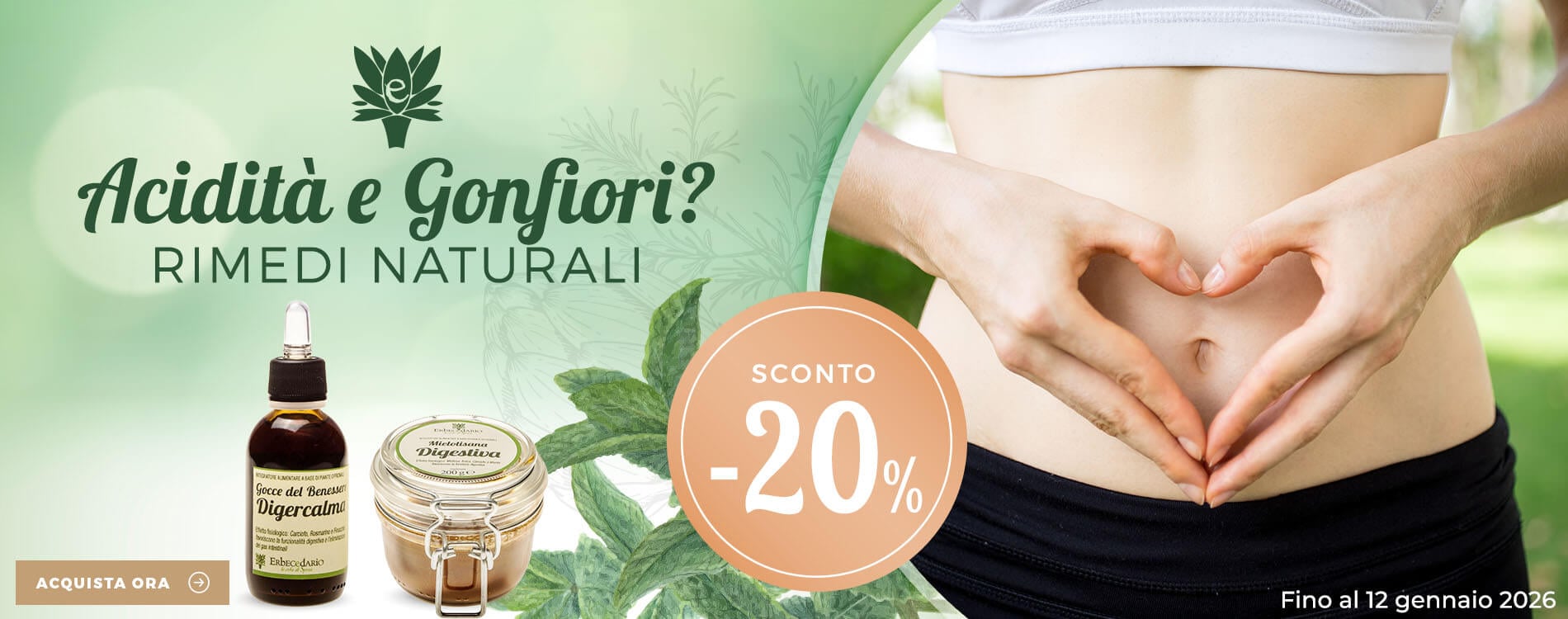 Erboristeria Erbecedario prodotti per digerire bene e rimedi naturali per problemi digestivi