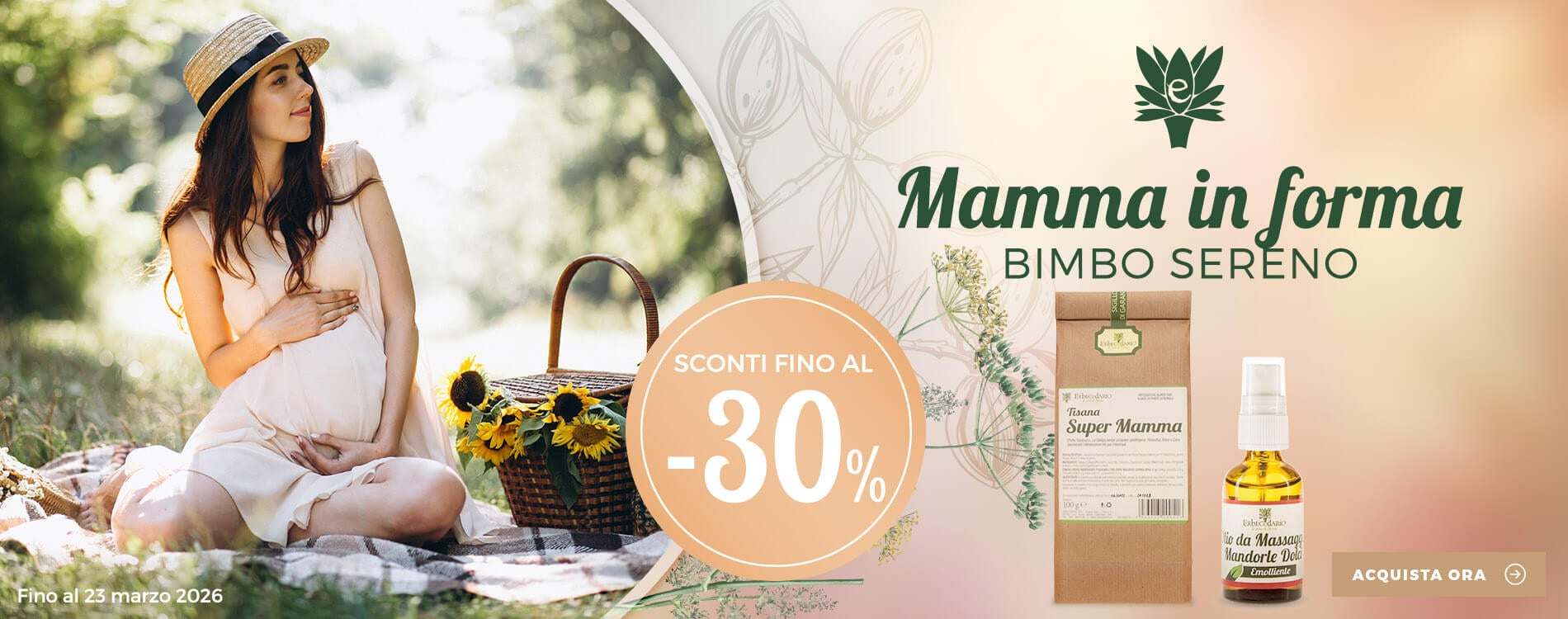 Vendita online prodotti e rimedi naturali gravidanza e maternità erboristeria Erbecedario