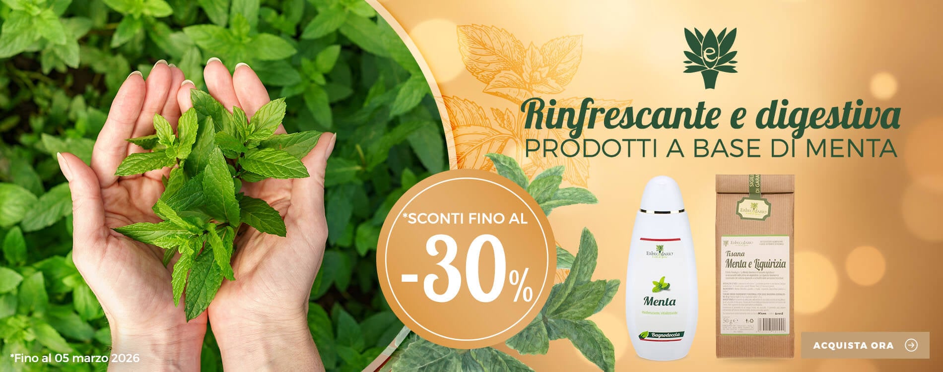 Prodotti e rimedi naturali Menta piperita Erboristeria Erbecedario