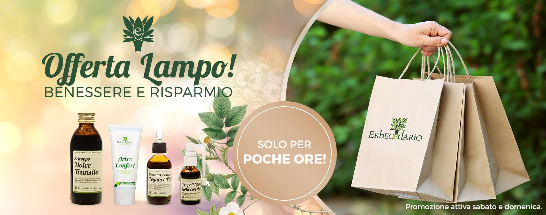 Offerte Erbecedario Erboristeria on line Flash Sale 48 ore