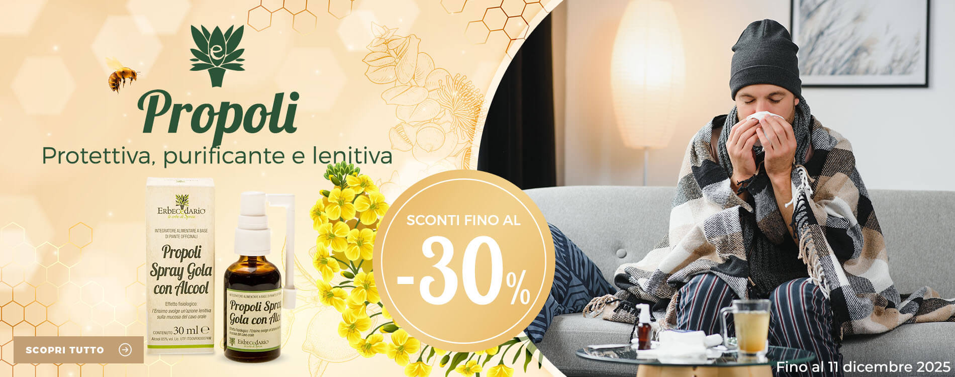 Vendita online propoli naturale biologica italiana Erbecedario