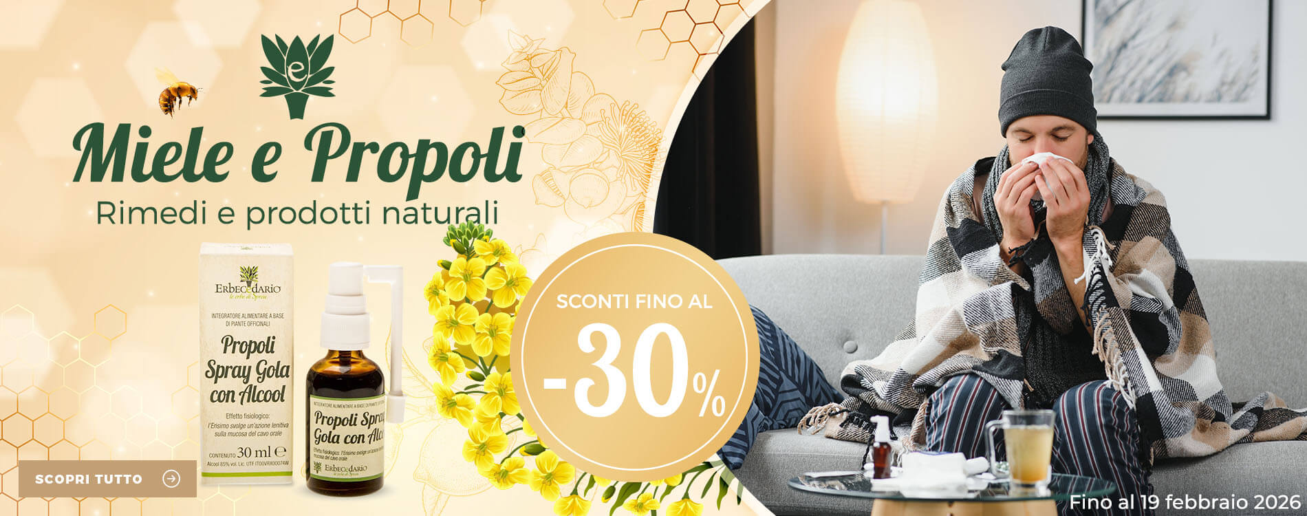 Prodotti naturali miele e propoli erboristeria Erbecedario