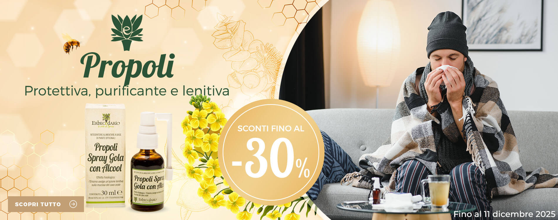 Vendita online propoli naturale biologica italiana Erbecedario