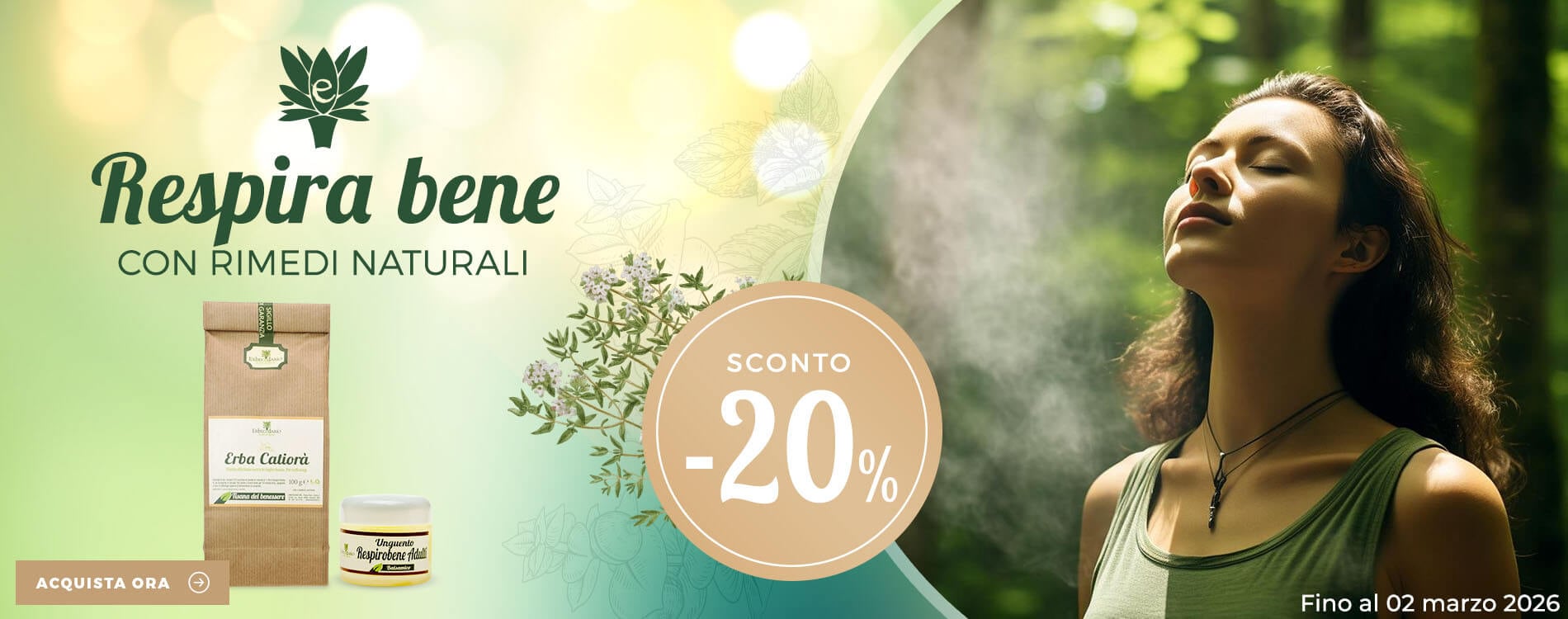 Decongestionanti naturali per naso e vie respiratorie vendita online Erbecedario