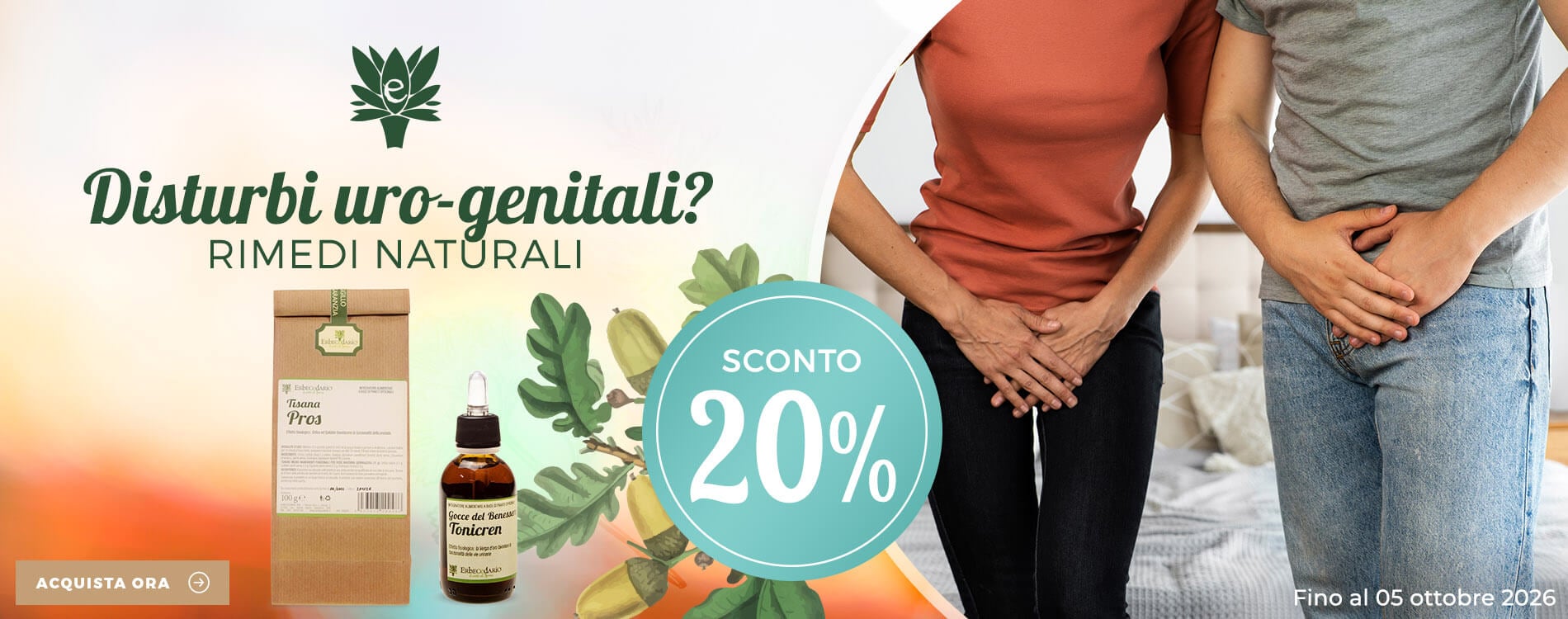 Vendita online prodotti e rimedi naturali apparato uro genitale erboristeria Erbecedario
