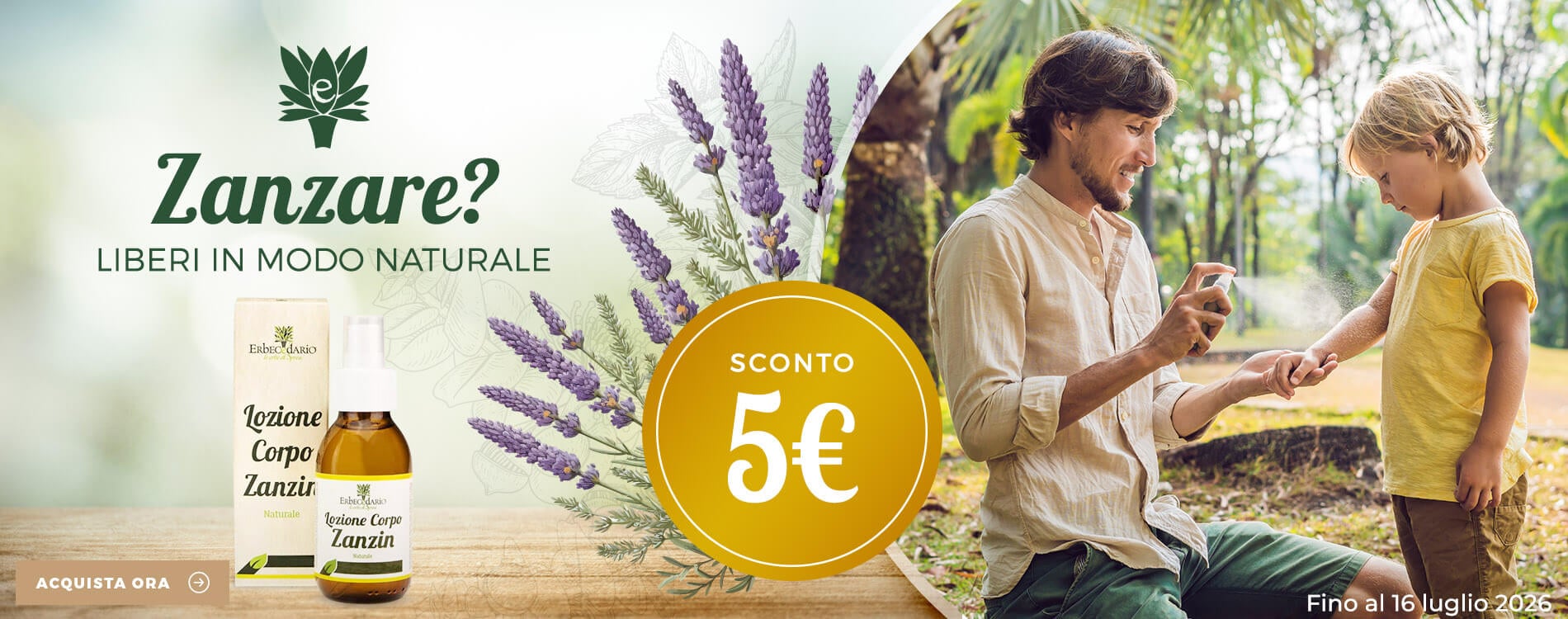 Rimedi naturali contro zanzare Erbecedario