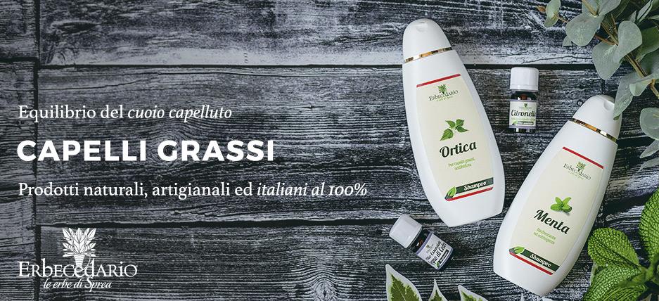 Prodotti e rimedi naturali forfora capelli grassi erboristeria Erbecedario