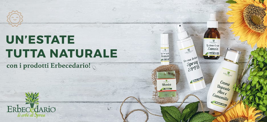 Prodotti e rimedi naturali estivi erboristeria Erbecedario