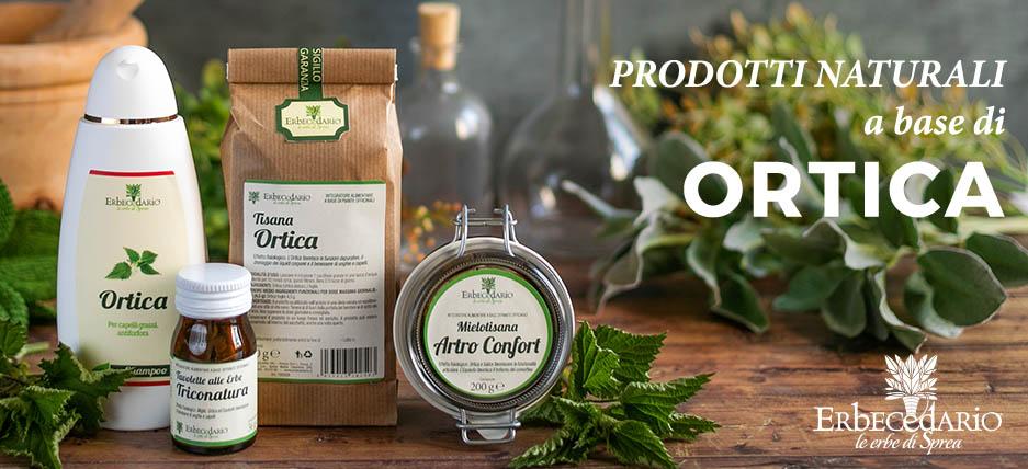 Vendita online prodotti naturali con Ortica (Urtica Dioica) erboristeria Erbecedario