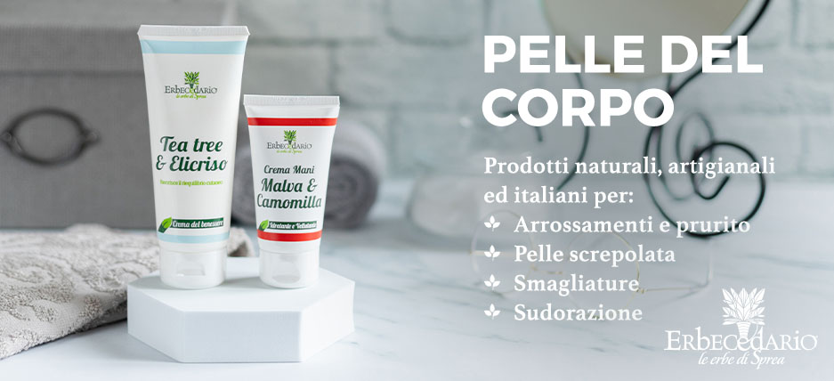 Vendita online prodotti e rimedi naturali cura pelle corpo erboristeria Erbecedario