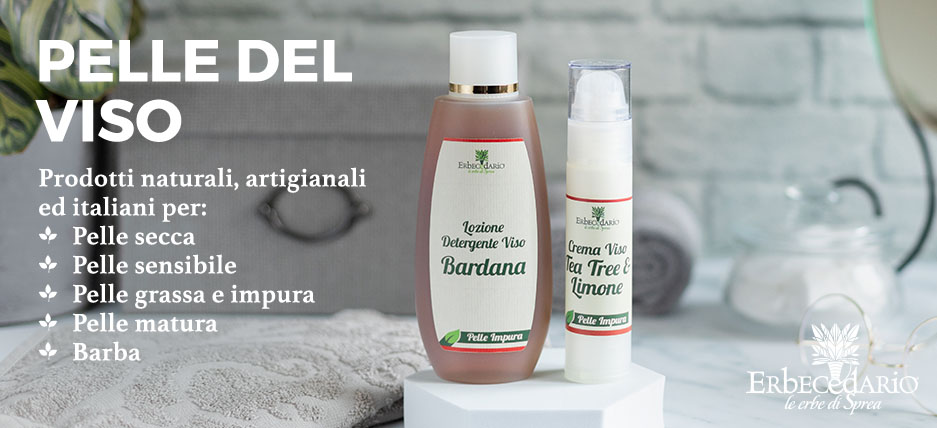 Vendita online prodotti e rimedi naturali cura pelle viso erboristeria Erbecedario