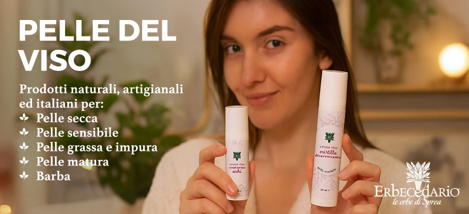 Vendita online prodotti e rimedi naturali cura pelle viso erboristeria Erbecedario