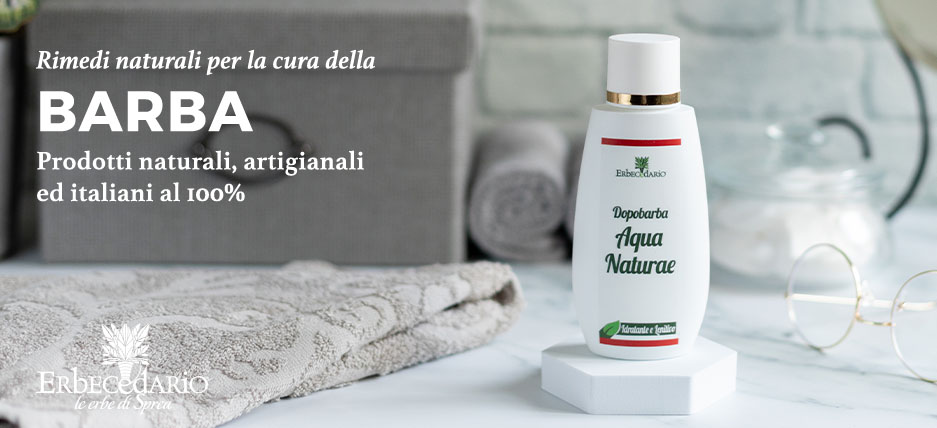 Vendita online prodotti e rimedi naturali cura barba erboristeria Erbecedario