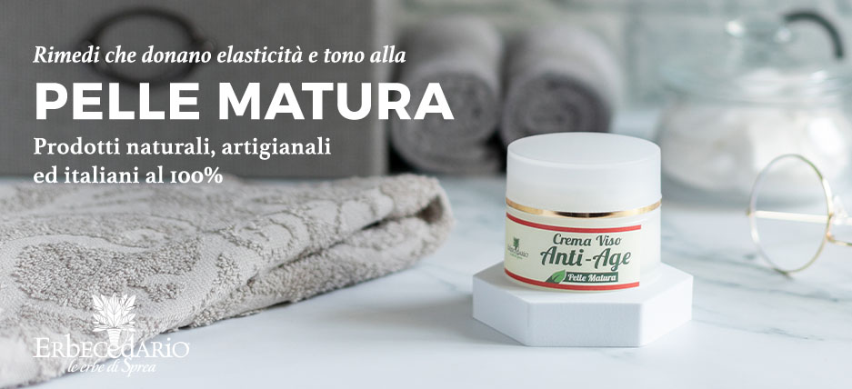 Vendita online prodotti e rimedi naturali pelle viso matura anti age erboristeria Erbecedario