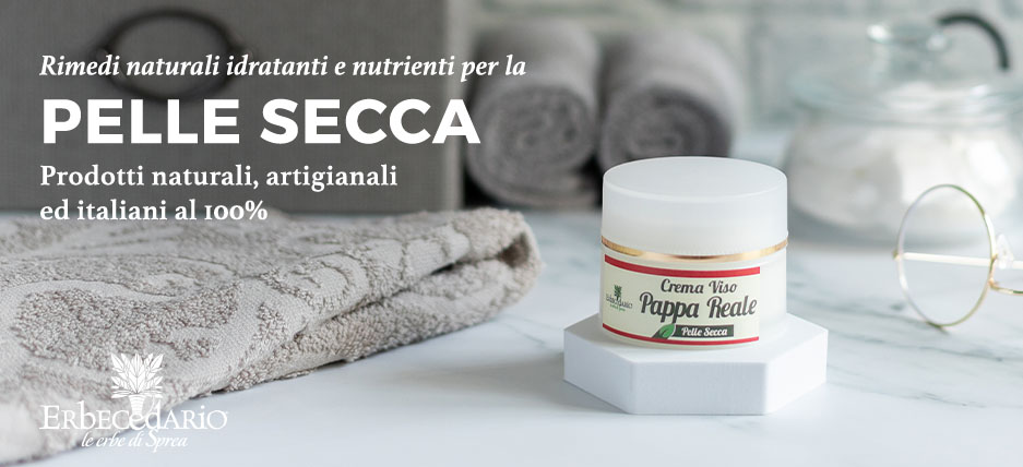 Vendita online prodotti e rimedi naturali pelle viso secca erboristeria Erbecedario