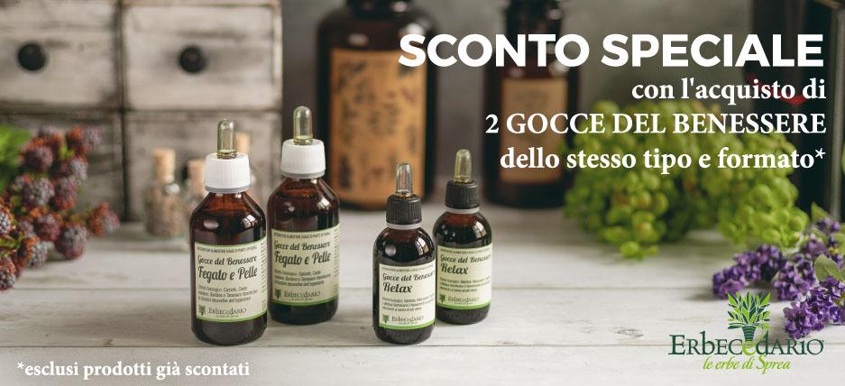 Promozione Gocce del Benessere Erbecedario, Rimedi Naturali Salute Benessere categoria offerte