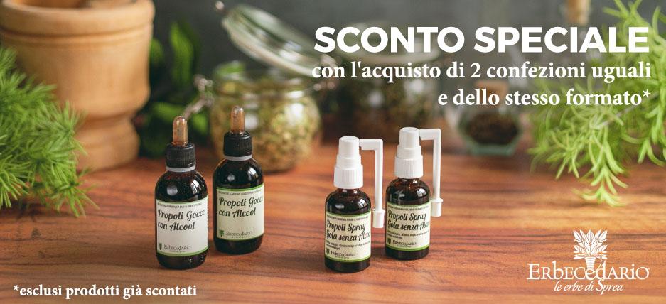 Promozione Vendita online propoli naturale biologica italiana Erbecedario