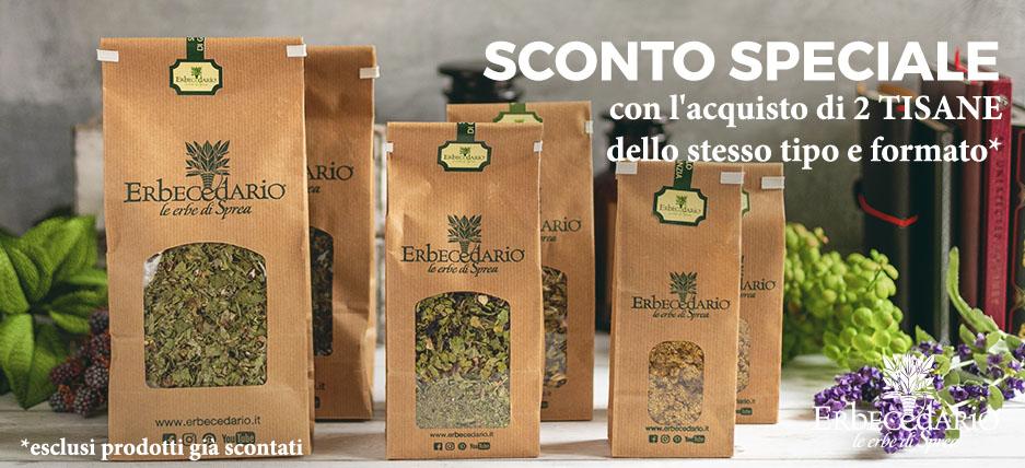 Promozione Tisane Naturali, Decotti e Infusi Erbe Erboristeria Erbecedario categoria offerte