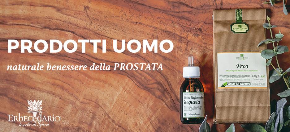 Vendita online tisane, prodotti e rimedi naturali prostata Erbecedario