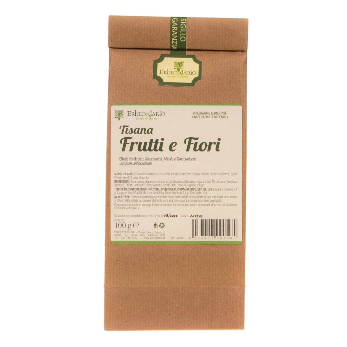 Tisana Frutti e Fiori 100 grammi