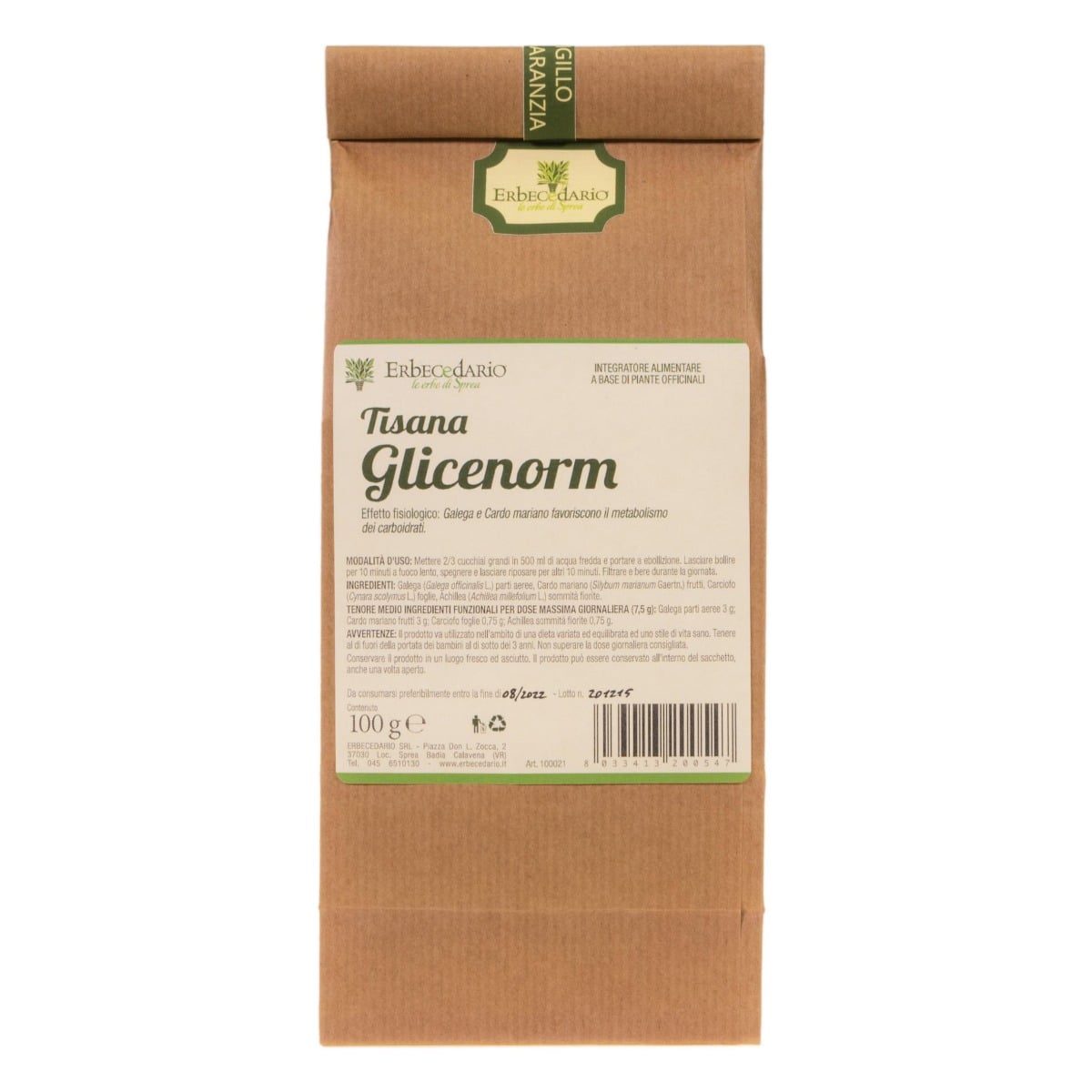 Tisana Glicenorm 100 grammi