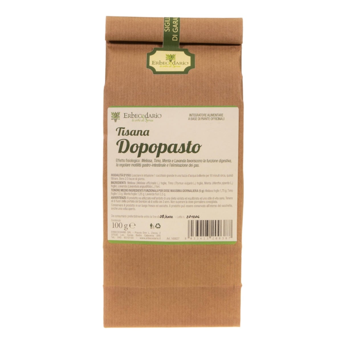 Tisana Dopopasto 100 grammi