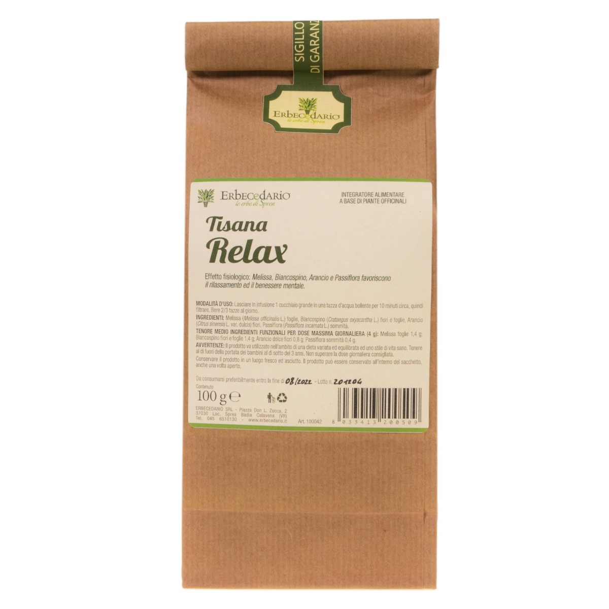 Tisana Relax 100 grammi