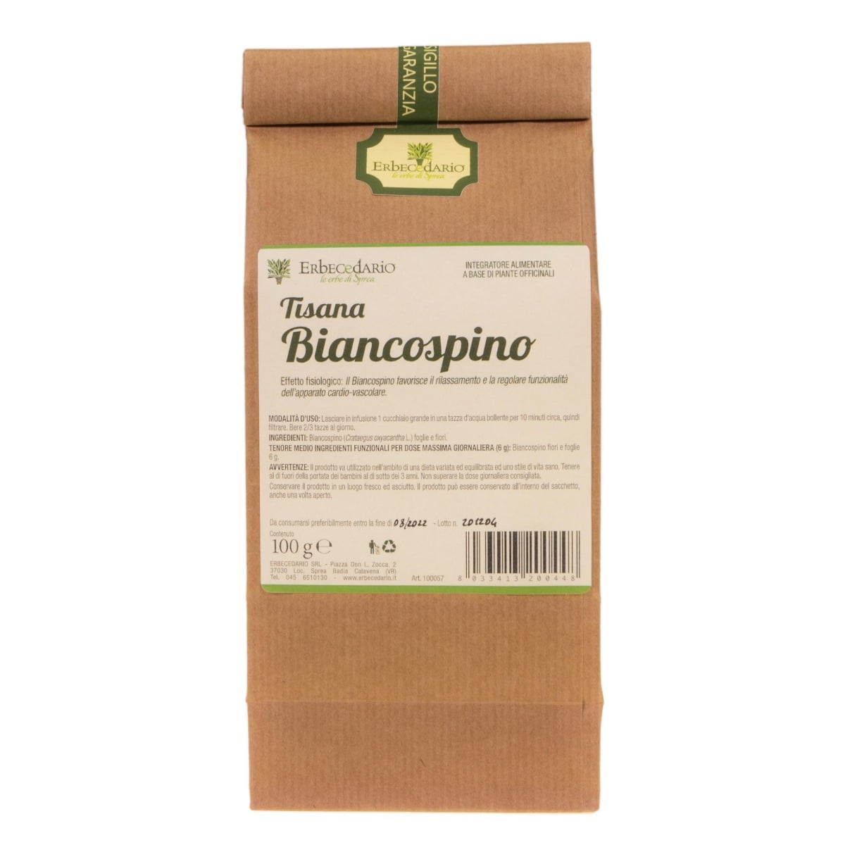 Tisana Biancospino 100 grammi