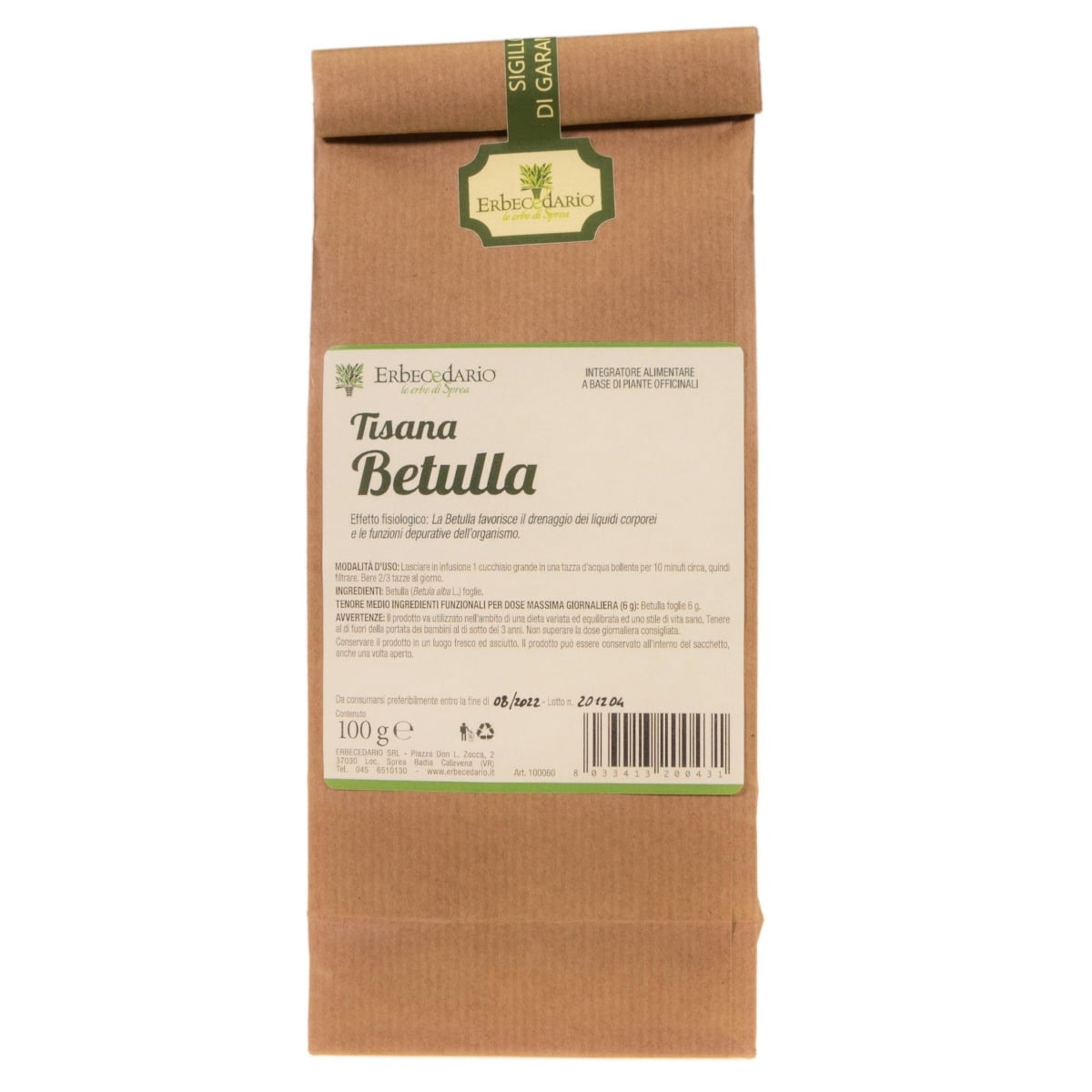 Tisana Betulla 100 grammi