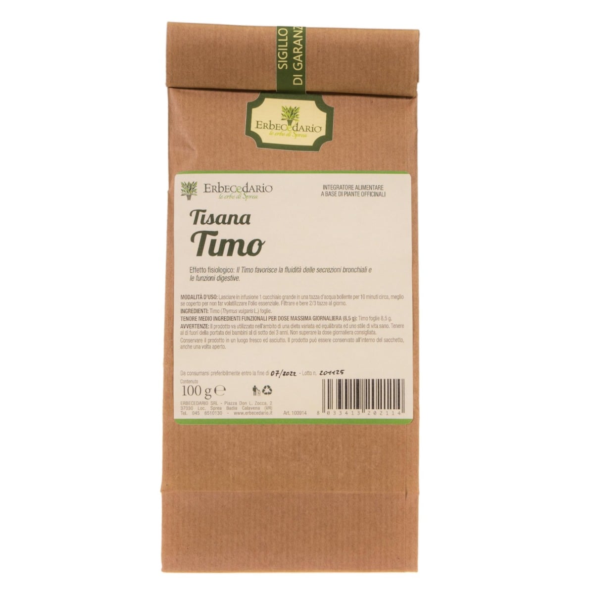 Tisana Timo 100 grammi