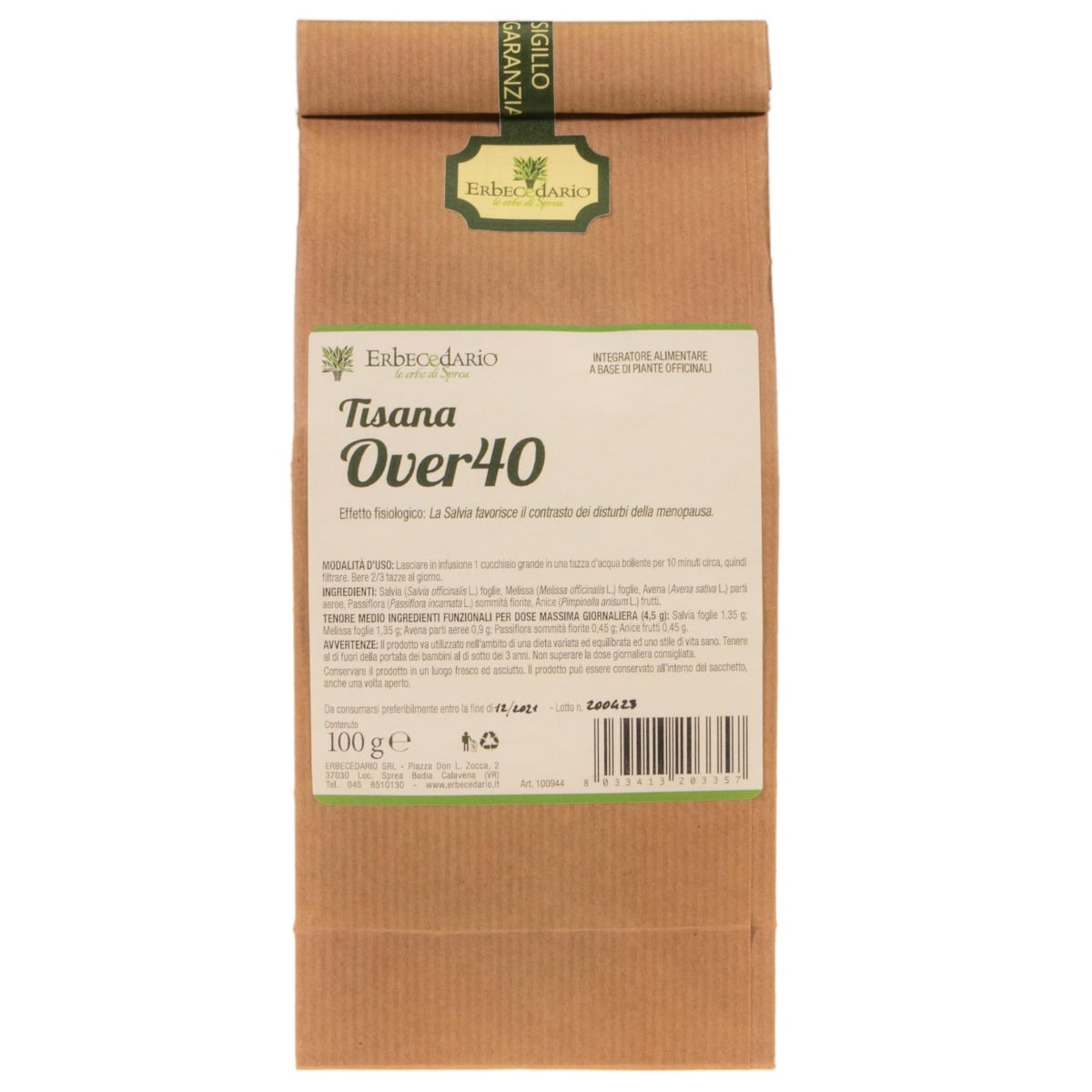 Tisana Over 40 100 grammi