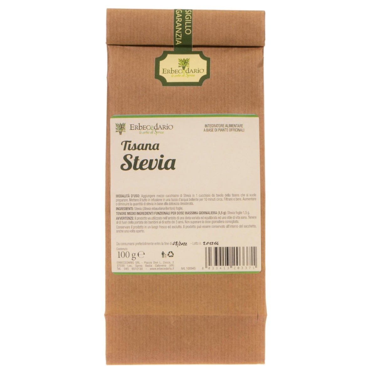 Tisana Stevia 100 grammi