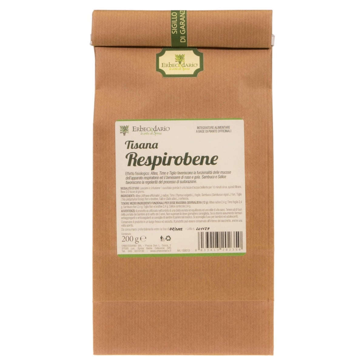 Tisana Respirobene 200 grammi