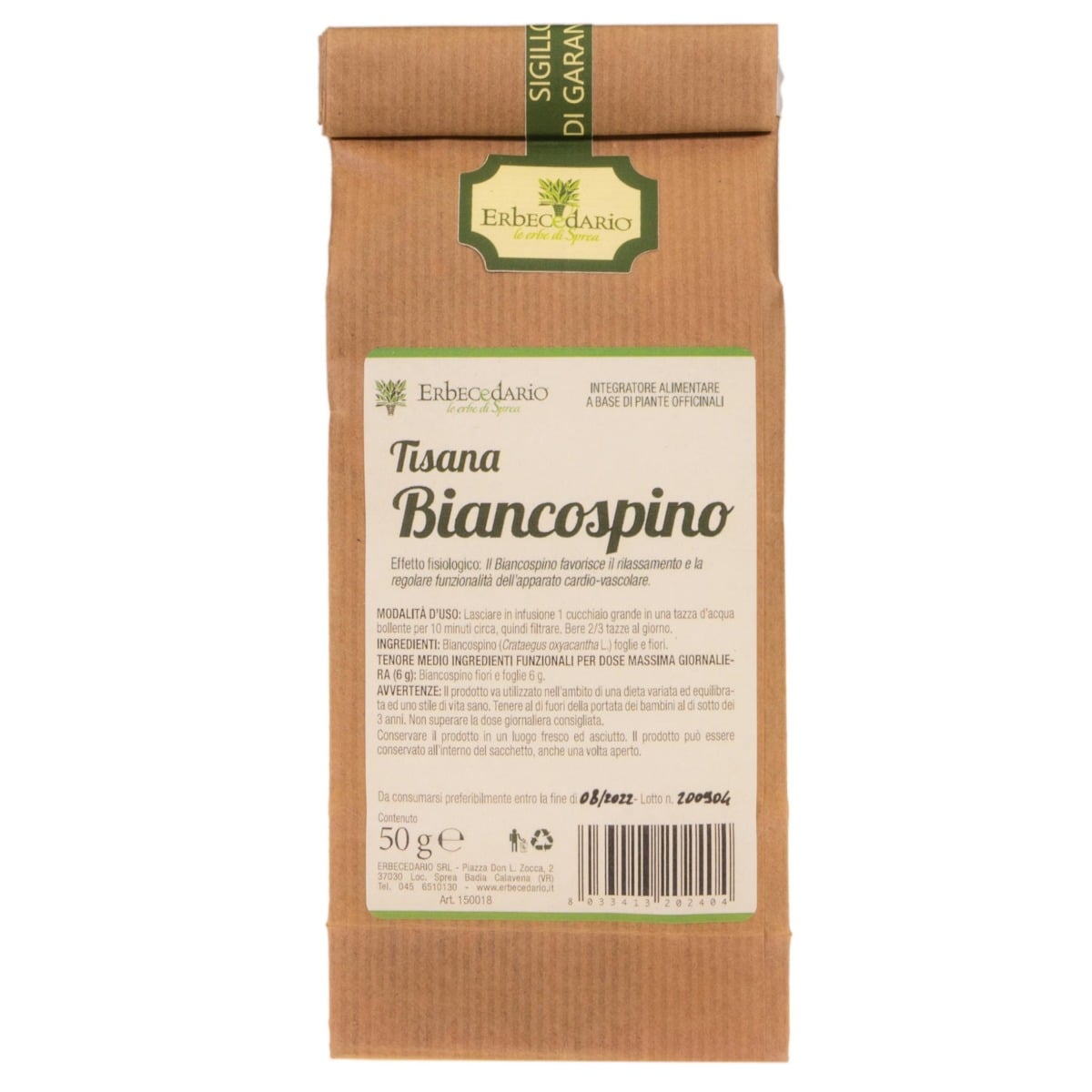 Tisana Biancospino 50 grammi