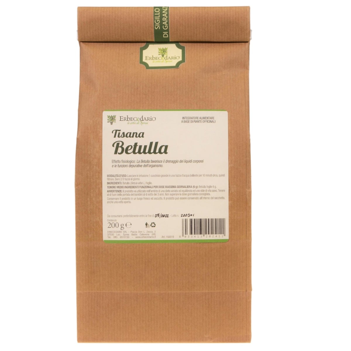 Tisana Betulla 200 grammi