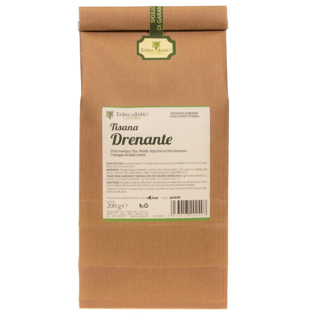 Tisana Drenante 200 grammi