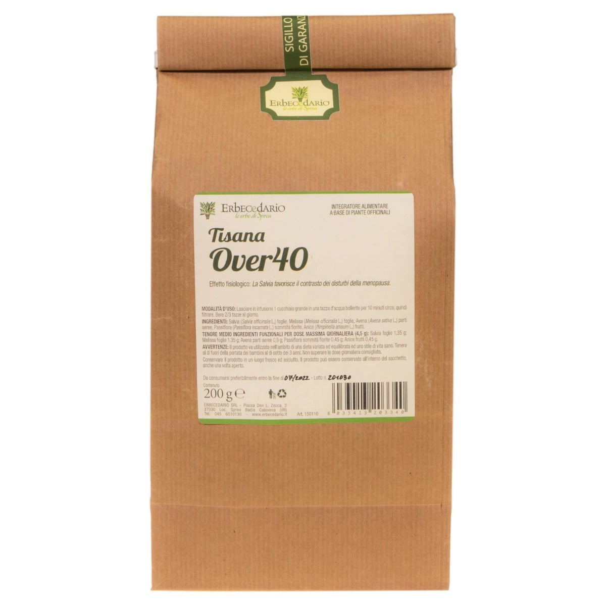 Tisana Over 40 200 grammi